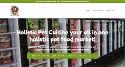 Desktop Screenshot of holisticpetcuisine.com