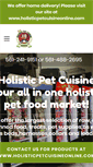 Mobile Screenshot of holisticpetcuisine.com